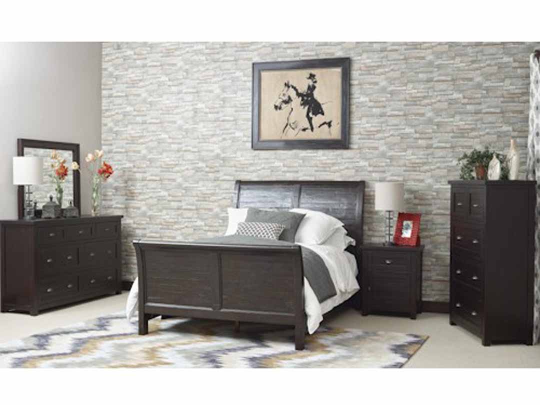 Mango Wood Doro Dresser Decorative Mirror Frame| Wooden Mirror | Brown Finish