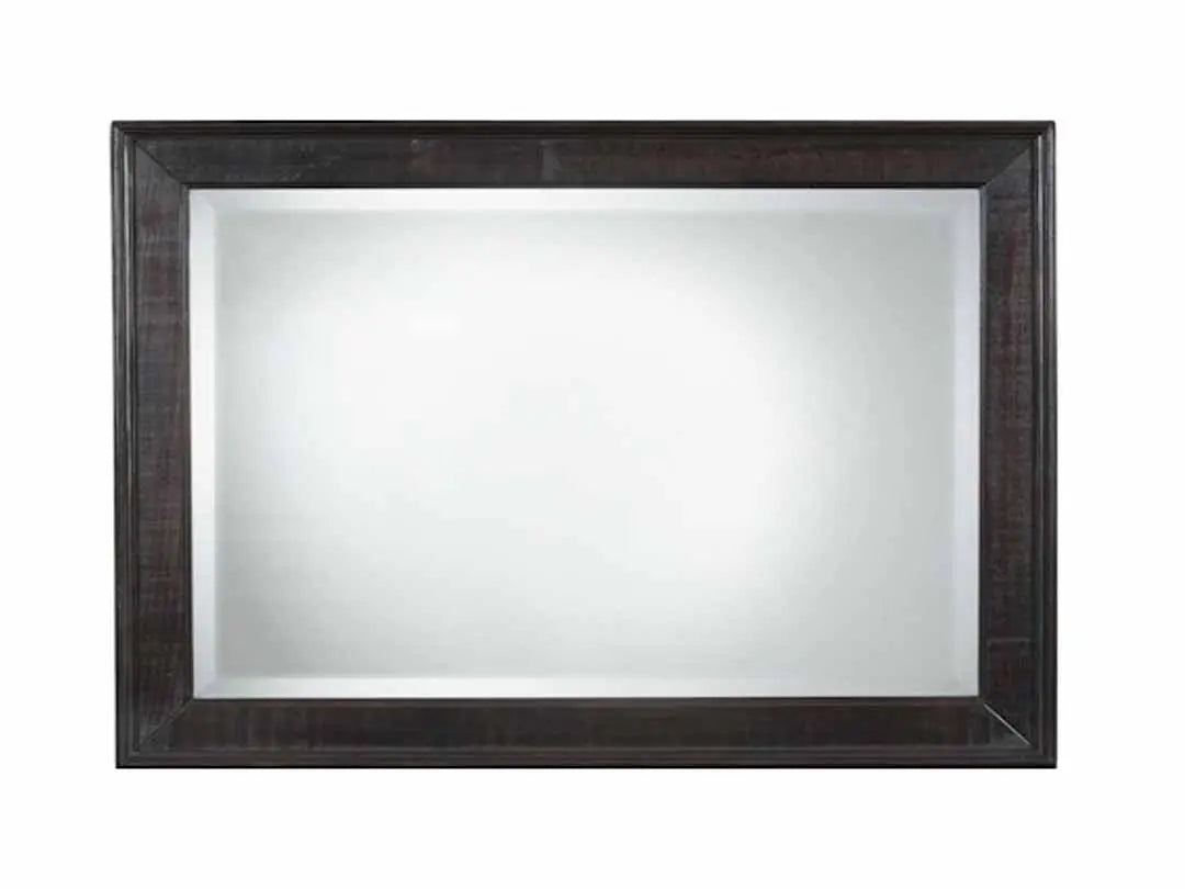 Mango Wood Doro Dresser Decorative Mirror Frame| Wooden Mirror | Brown Finish