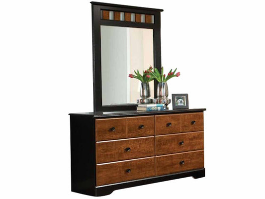 Mango Wood Polyxe Dresser Decorative Mirror Frame| Wooden Mirror | Brown Finish