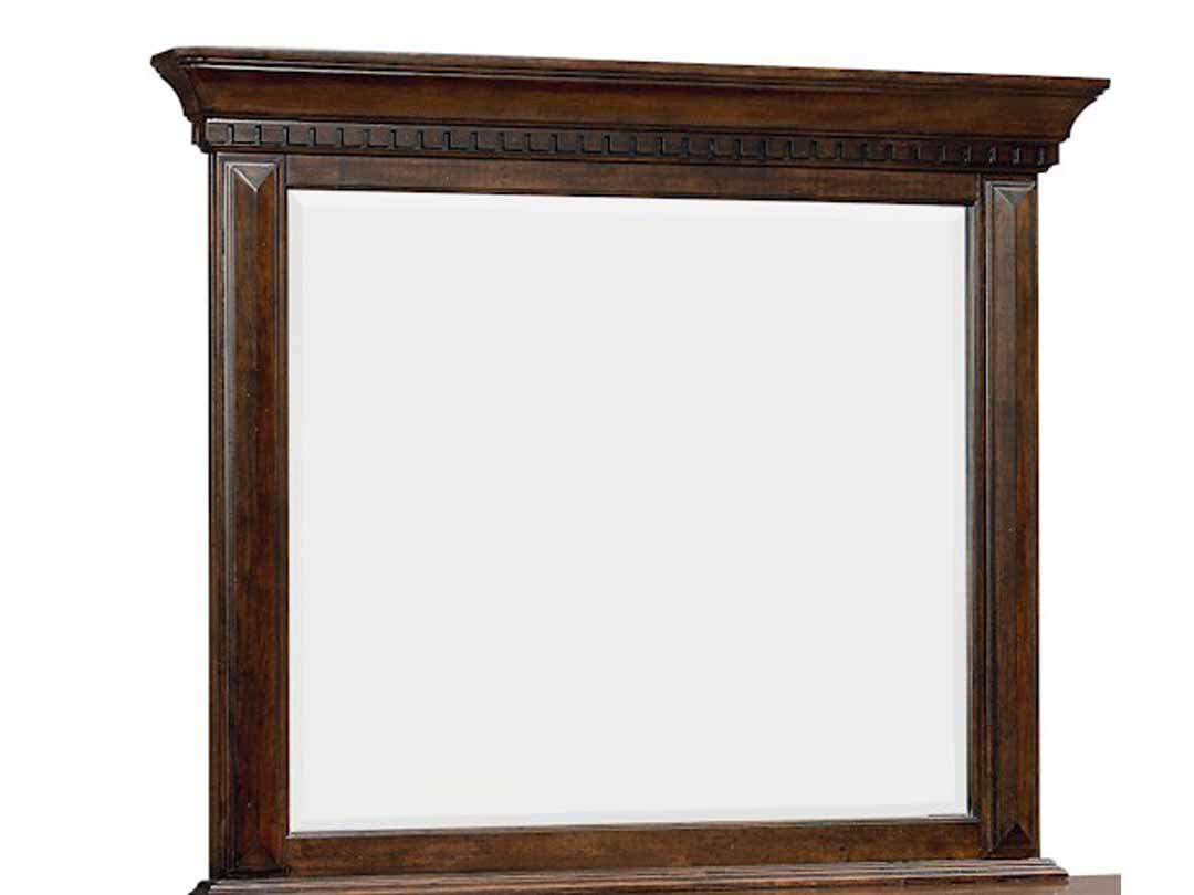 Mango Wood Toninh Dresser Decorative Mirror Frame| Wooden Mirror | Brown Finish