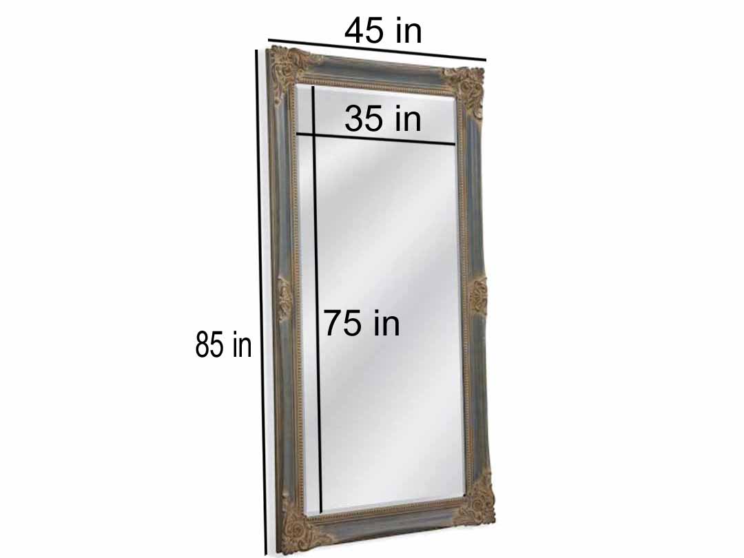 Mango Wood Brialle Wall Decorative Mirror Frame| Wooden Mirror | Brown Finish