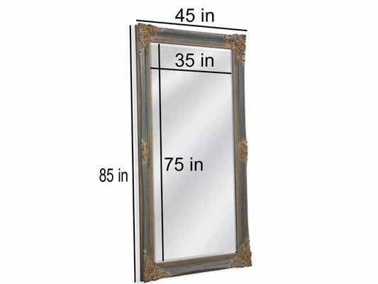 Mango Wood Brialle Wall Decorative Mirror Frame| Wooden Mirror | Brown Finish
