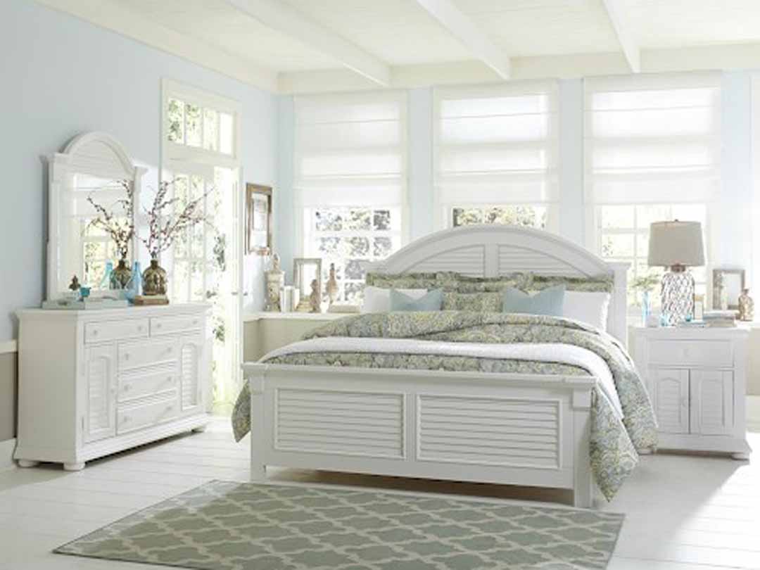 Mango Wood Cassan Dresser Decorative Mirror Frame| Wooden Mirror | White Finish