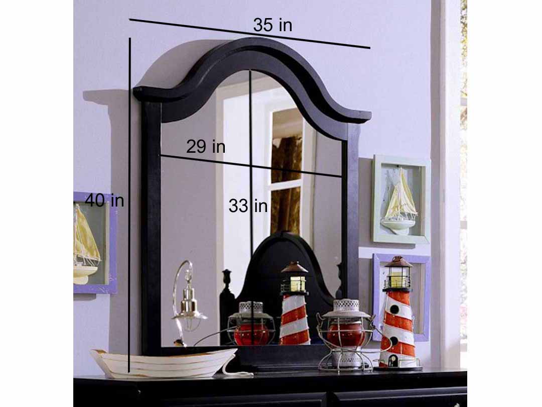 Mango Wood Home Decorative Sada Dresser Wall Mirror for Living Room