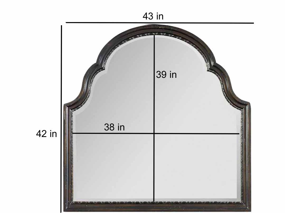 Mango Wood Clet Dresser Decorative Mirror Frame| Wooden Mirror | White Finish