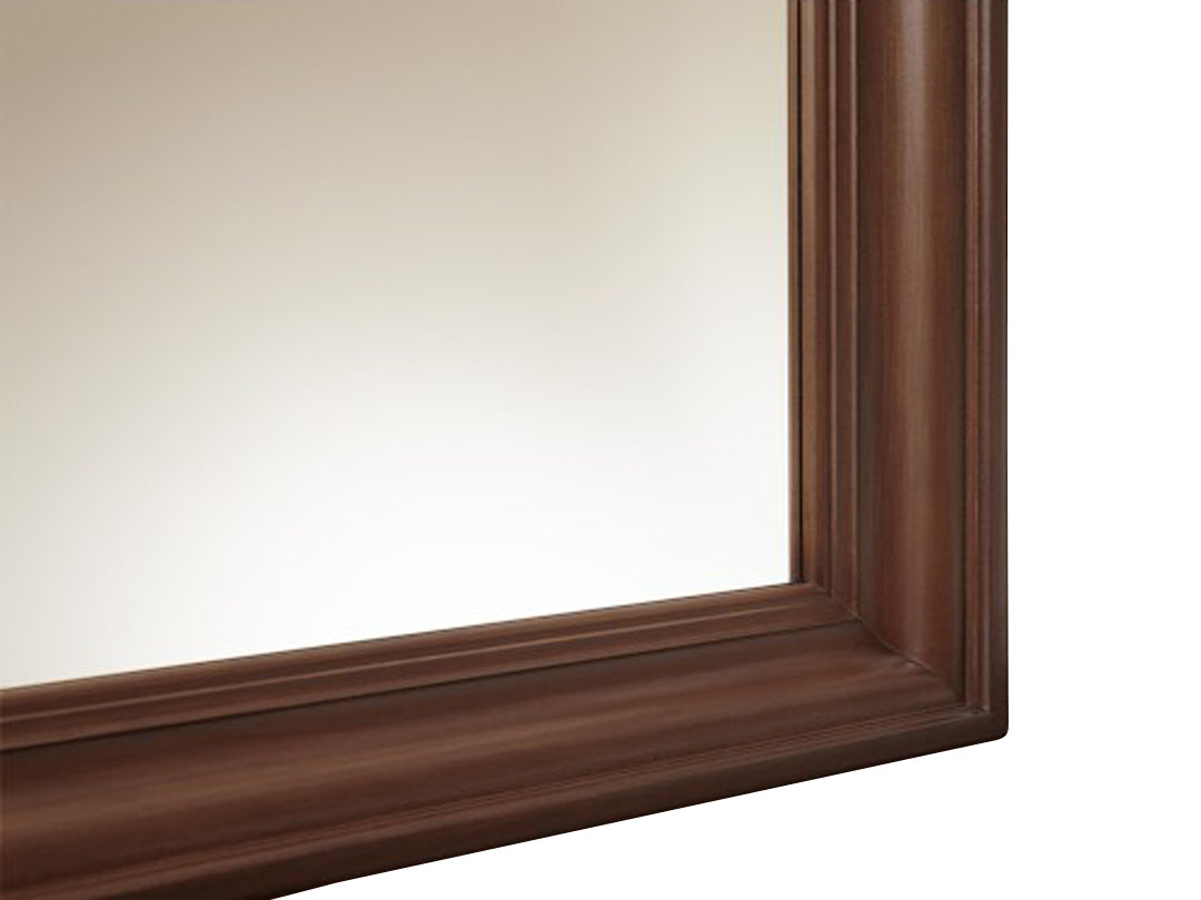Mango Wood Home Decorative Perlo Wall Mirror for Living Room