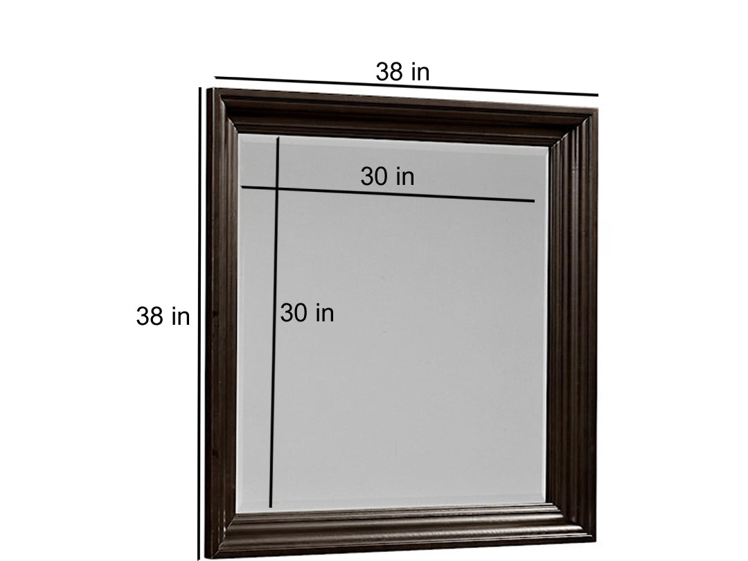 Mango Wood Home Decorative Perlo Wall Mirror for Living Room