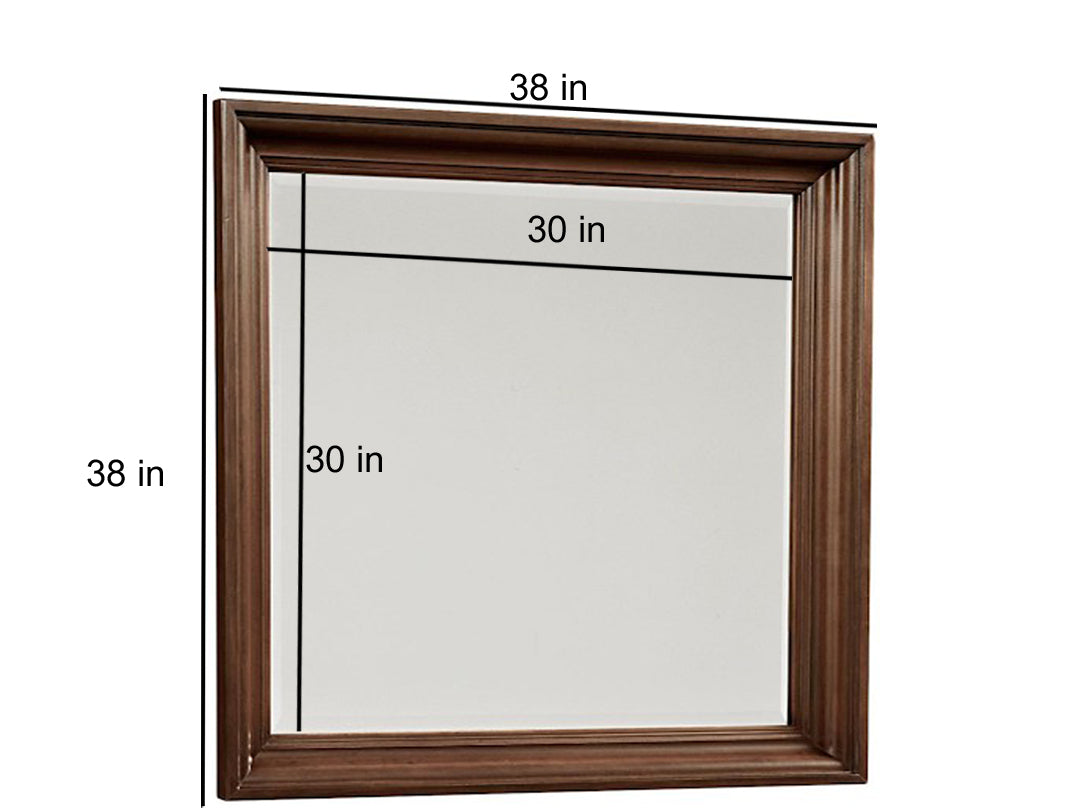 Mango Wood Home Decorative Perlo Wall Mirror for Living Room