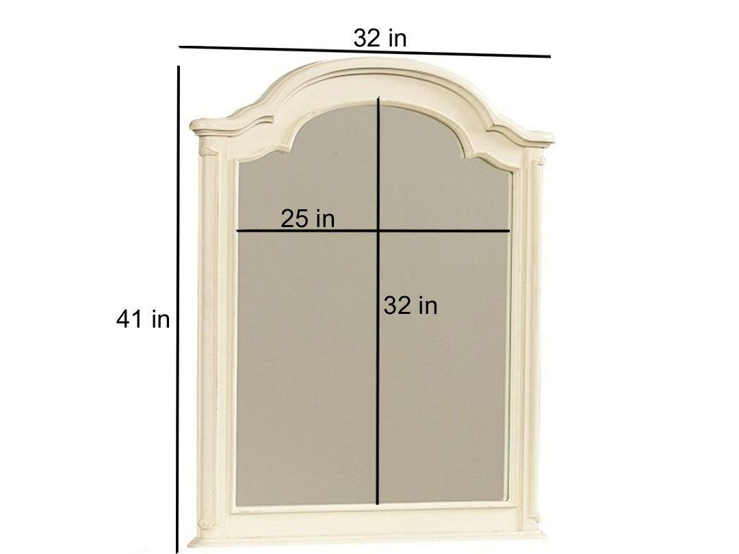Solid Wood Friden Dresser Mirror for Living Room