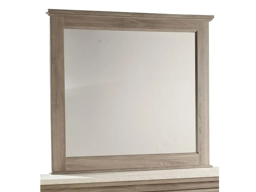 Mango Wood Audam Dresser Decorative Mirror Frame| Wooden Mirror | Brown Finish