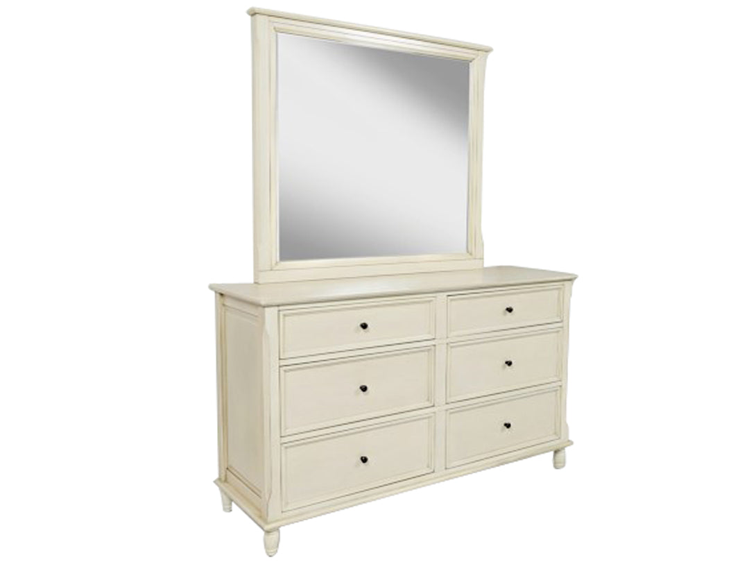 Mango Wood Home Decorative Aneir Dresser Wall Mirror for Living Room | Walnut Finish