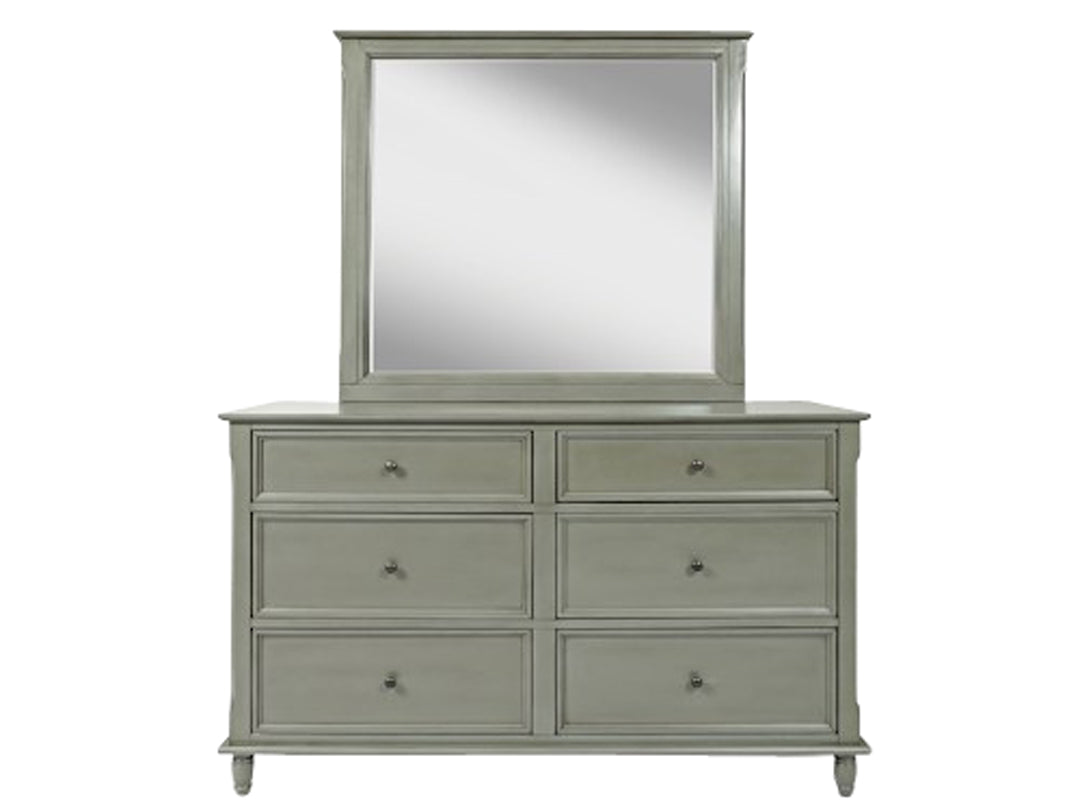 Mango Wood Home Decorative Aneir Dresser Wall Mirror for Living Room | Walnut Finish