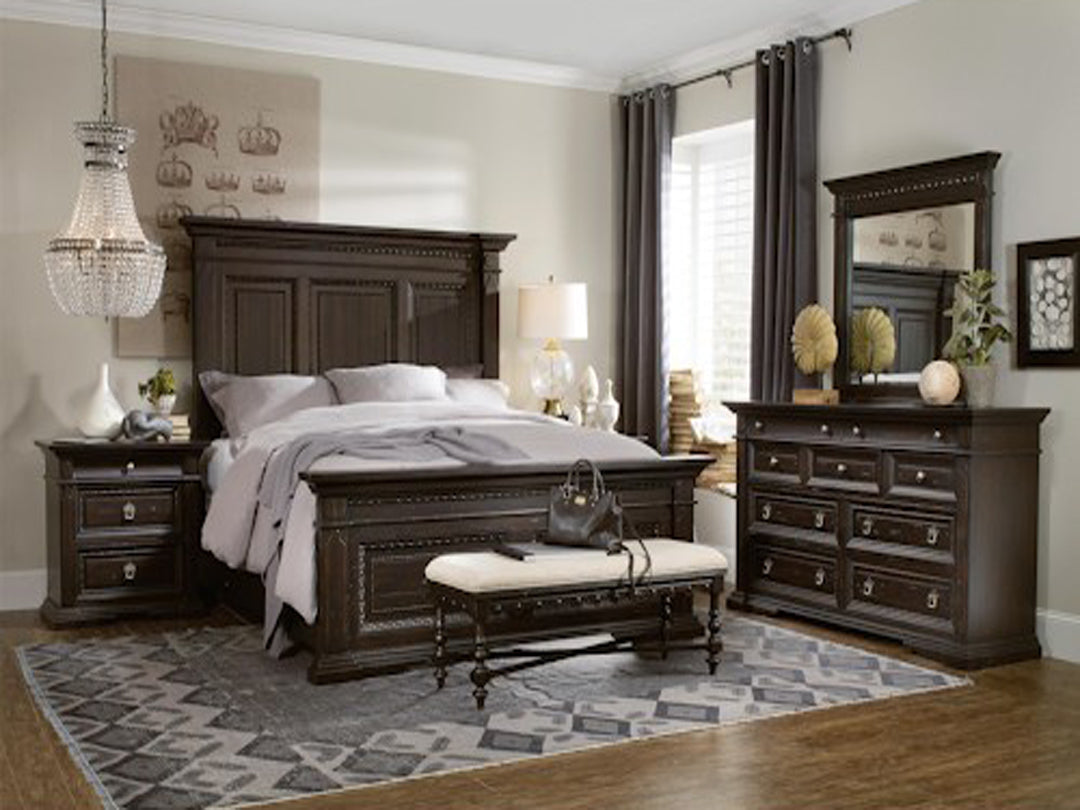 Mango Wood Ercili Dresser Decorative Mirror Frame| Wooden Mirror | Brown Finish