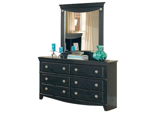 Mango Wood Vnimo Dresser Decorative Mirror Frame| Wooden Mirror | Dark Brown Finish