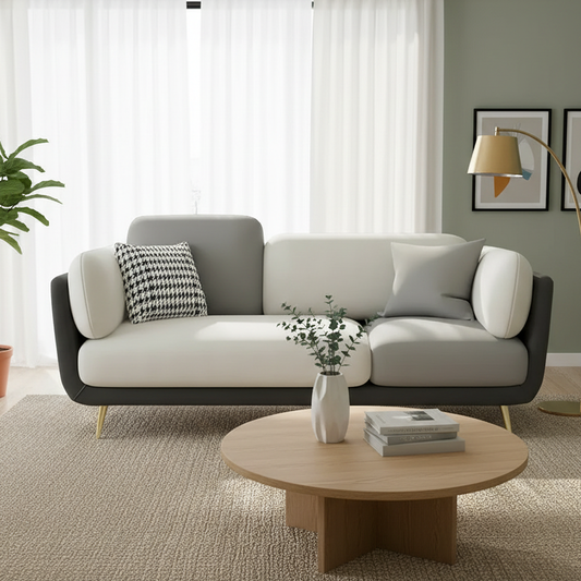 Luxelle 3-Seater Velvet Sofa | Modern Scandinavian Couch for Living Room