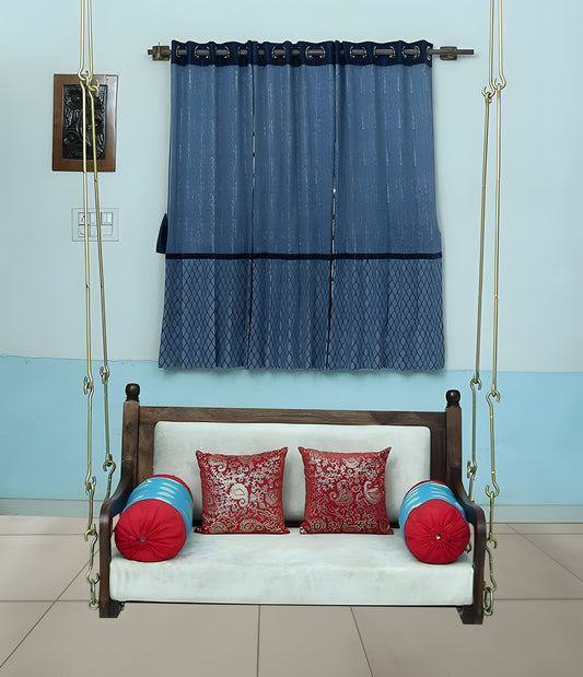 Sheesham Wood Swing Jhula for Indoor Outdoor & Balcony | House Swings for Adults (Walnut Finish)