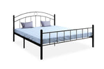 Iron Bed For Bedroom Metal Bed In Black Color, Painted 