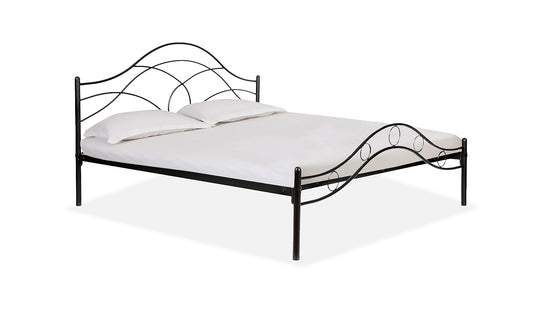 Metal King Size Bed for Bedroom Metal Bed - Black Color