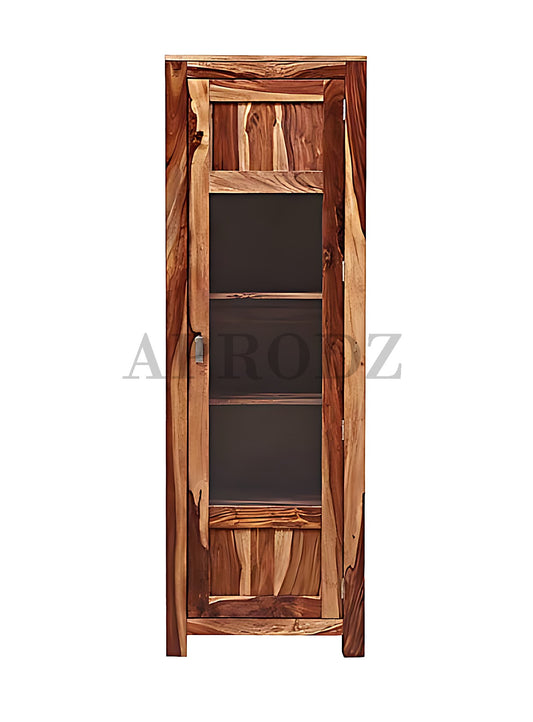Bookshelf | Sheesham Wood Durable & Stylish Wooden Storage Organizer | Shelves Bookcase Rustic Elegant for Home Office Living Room | Compact Design Furniture Organizer (Rustic Teak 2)
