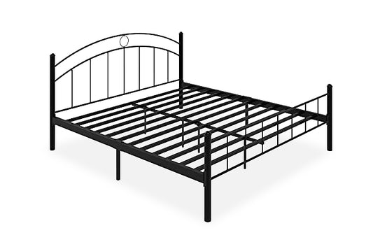 Metal Queen Size Bed for Bedroom Metal Bed in Black Color