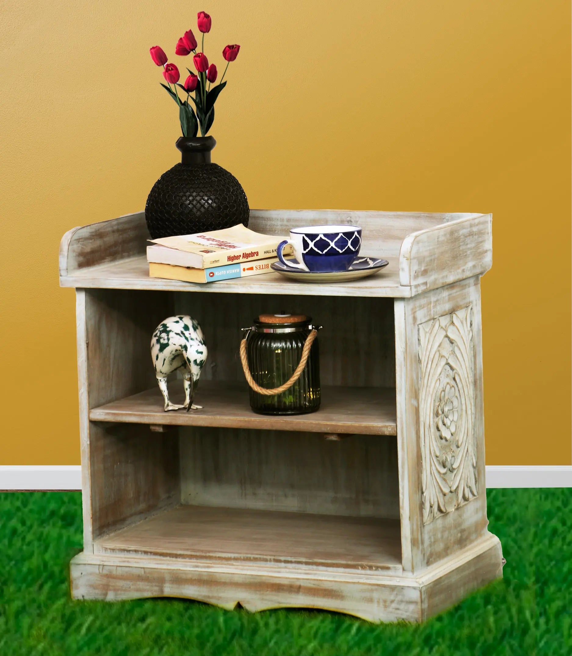 Solid Mango Wood Bench for Living Room, Bedroom & Entryway | Handcrafted Wooden Seating Furniture with Natural Finish 