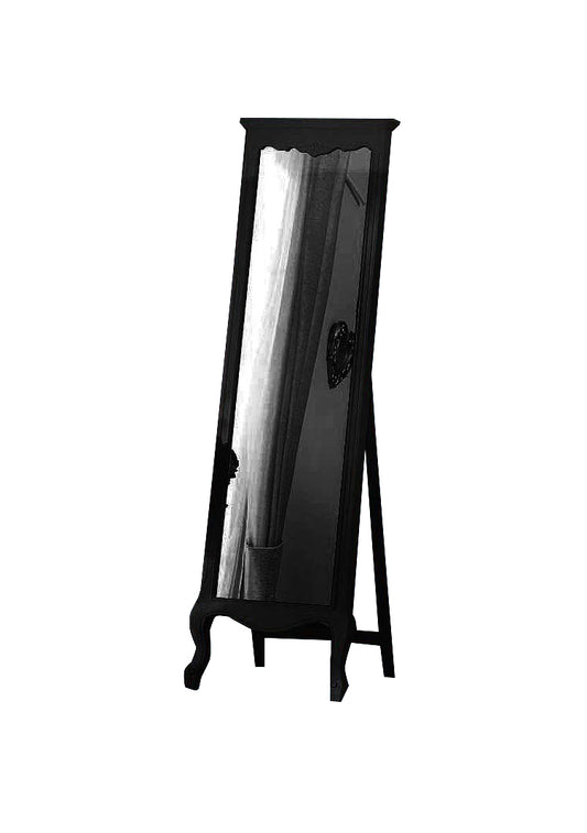 Mango Wood Home Decorative Thalo Standing Long Mirror for Living Room