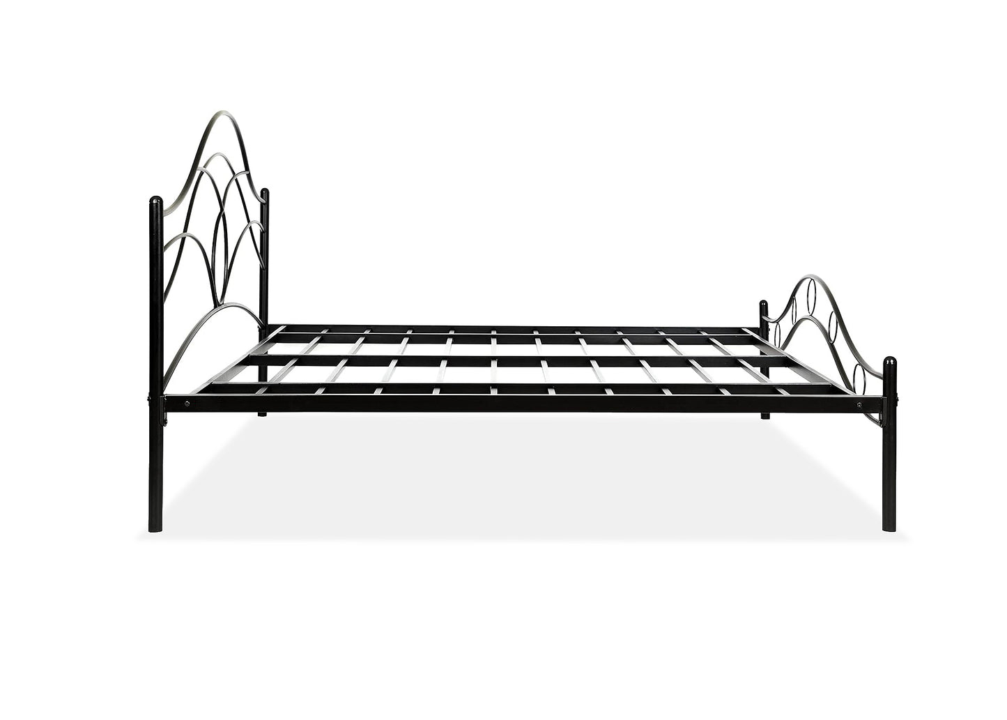 Metal King Size Bed for Bedroom Metal Bed - Black Color