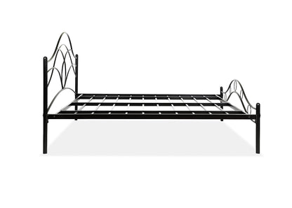 Metal King Size Bed for Bedroom Metal Bed - Black Color