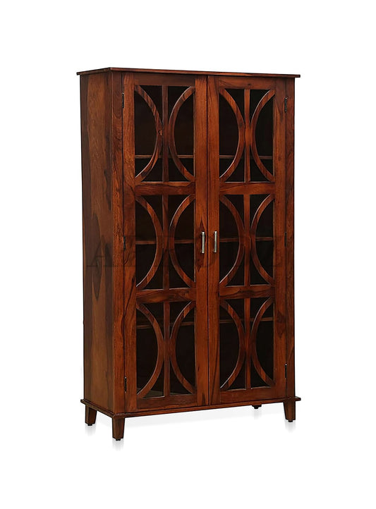 Bookshelf | Sheesham Wood Durable & Stylish Wooden Storage Organizer | Shelves Bookcase Rustic Elegant for Home Office Living Room | Compact Design Furniture Organizer (Honey)