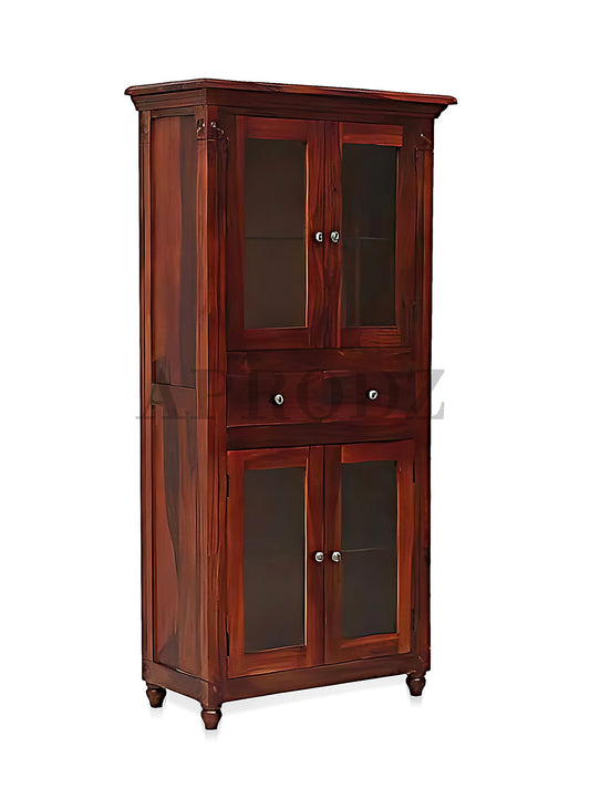 Bookshelf | Sheesham Wood Durable & Stylish Wooden Storage Organizer | Shelves Bookcase Rustic Elegant for Home Office Living Room | Compact Design Furniture Organizer (Honey 2)