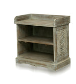 Solid Mango Wood Bench for Living Room, Bedroom & Entryway | Handcrafted Wooden Seating Furniture with Natural Finish 