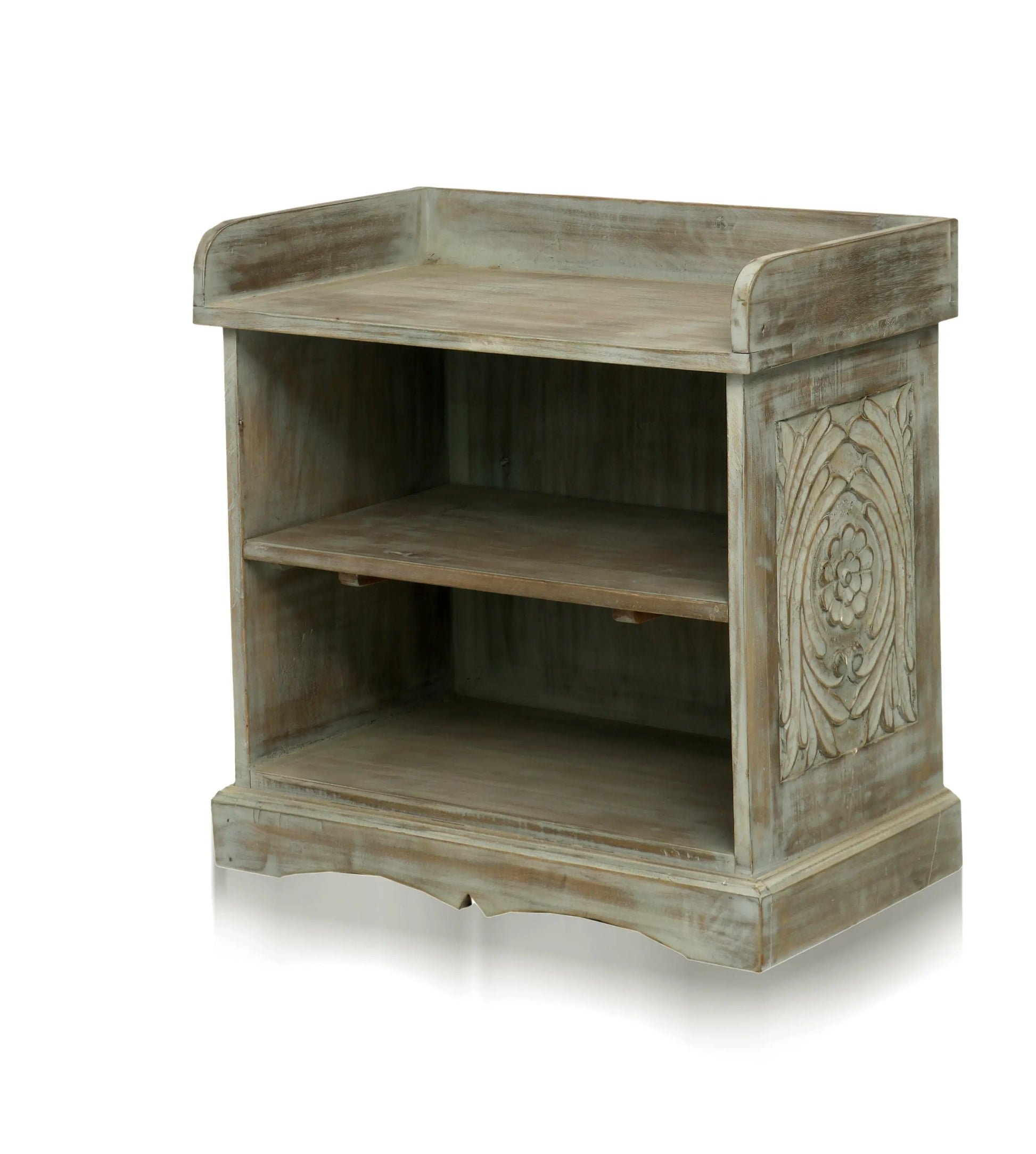 Solid Mango Wood Bench for Living Room, Bedroom & Entryway | Handcrafted Wooden Seating Furniture with Natural Finish 