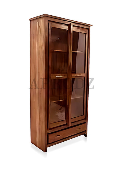 Bookshelf | Sheesham Wood Wooden Storage Organizer | Shelves Bookcase Rustic Durable, Stylish & Compact Design for Home, Office & Living Room | Furniture Organizer Elegant Finish (Brown 5)
