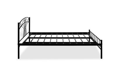 Iron Bed for Bedroom Metal Bed (Black Color)