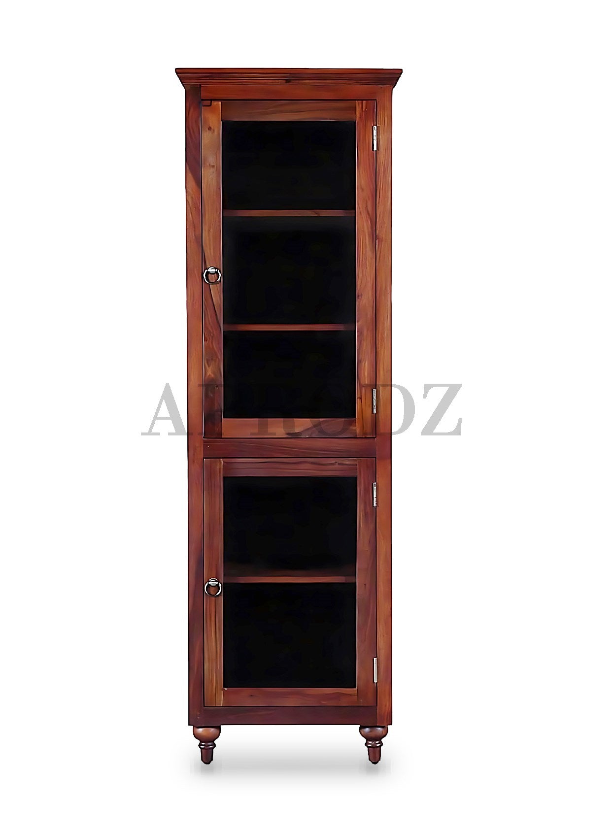 Bookshelf | Sheesham Wood Wooden Storage Organizer | Shelves Bookcase Rustic Durable, Stylish & Compact Design for Home, Office, Living Room | Furniture Organizer Elegant Finish (Honey 3)