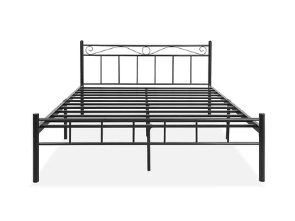 Bed for Bedroom Metal Bed in Black Color