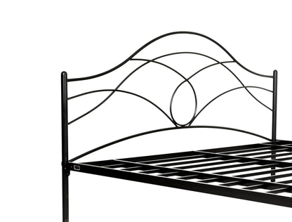 Metal King Size Bed for Bedroom Metal Bed - Black Color