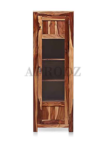 Bookshelf | Sheesham Wood Durable & Stylish Wooden Storage Organizer | Shelves Bookcase Rustic Elegant for Home Office Living Room | Compact Design Furniture Organizer (Rustic Teak 2)