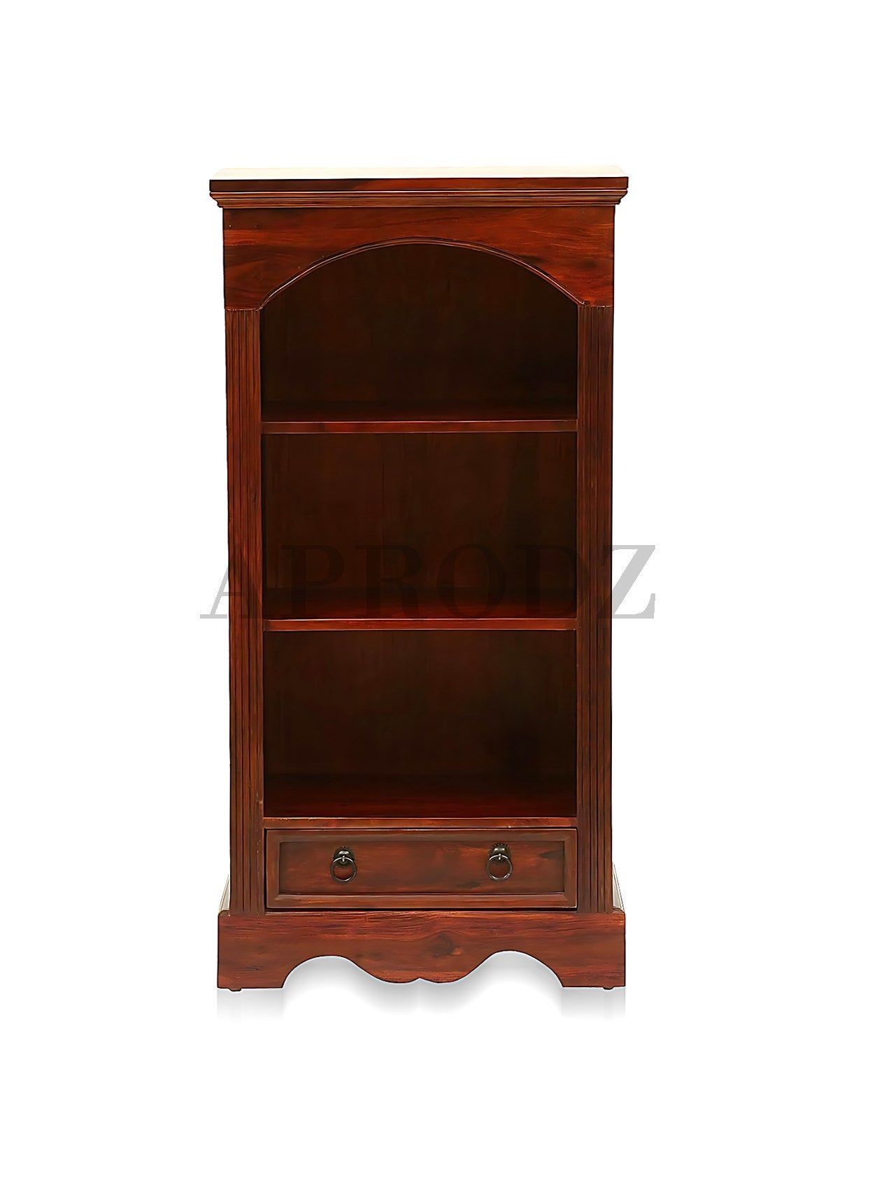 Bookshelf | Sheesham Wood Wooden Storage Organizer | Shelves Bookcase Rustic Durable, Stylish & Compact Design for Home, Office & Living Room | Furniture Organizer Elegant Finish (Honey Oak 2)