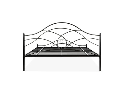 Metal King Size Bed for Bedroom Metal Bed - Black Color