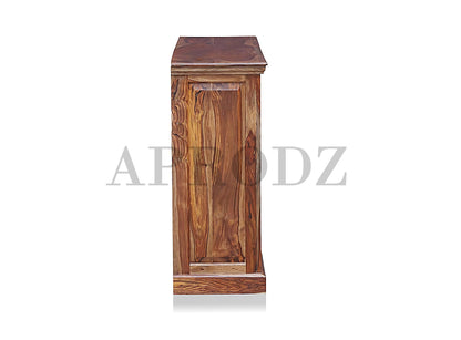 Bookshelf | Sheesham Wood Durable & Stylish Wooden Storage Organizer | Shelves Bookcase Rustic Elegant for Home Office Living Room | Compact Design Furniture Organizer (Provincial Teak)