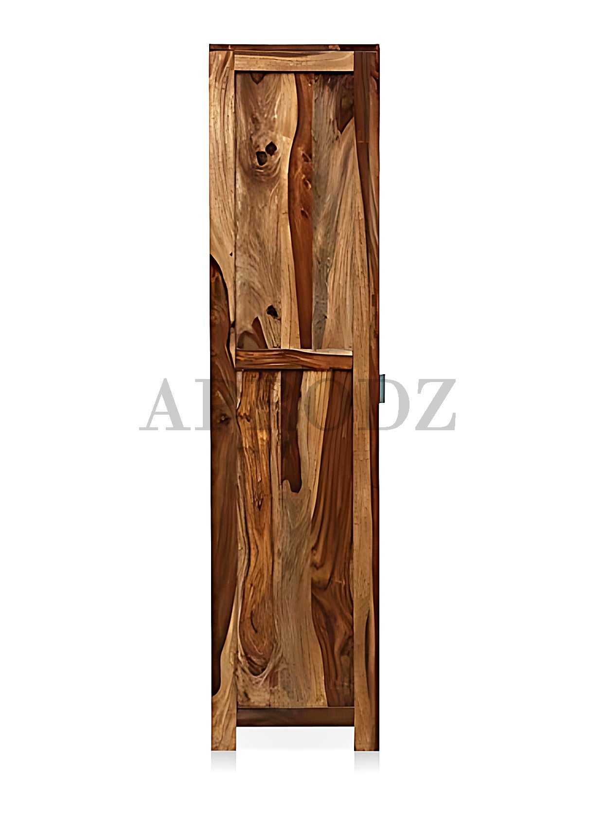 Bookshelf | Sheesham Wood Durable & Stylish Wooden Storage Organizer | Shelves Bookcase Rustic Elegant for Home Office Living Room | Compact Design Furniture Organizer (Rustic Teak 2)