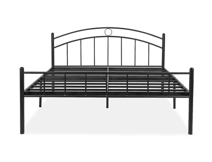 Iron Bed For Bedroom Metal Bed In Black Color, Painted