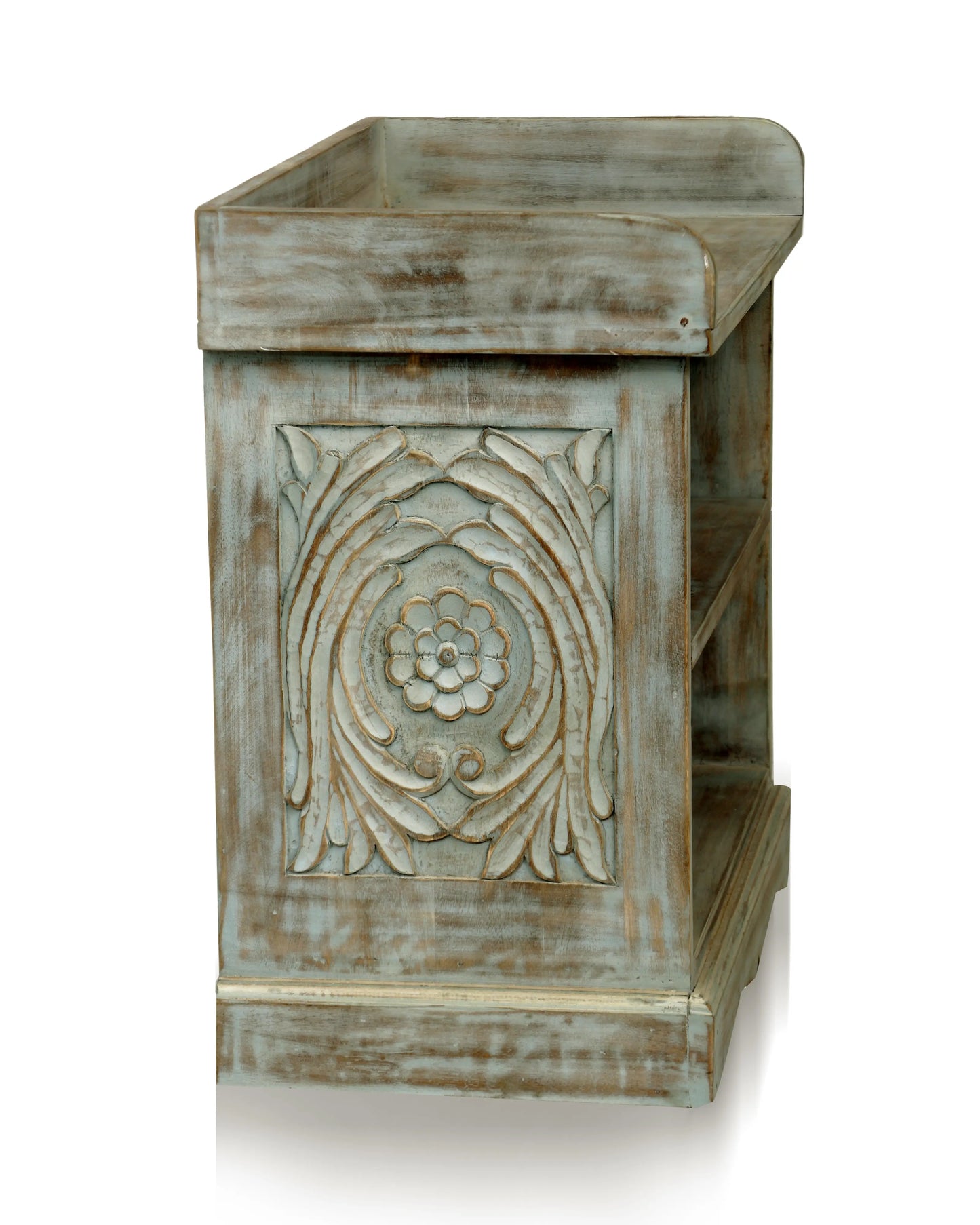 Solid Mango Wood Bench for Living Room, Bedroom & Entryway | Handcrafted Wooden Seating Furniture with Natural Finish 