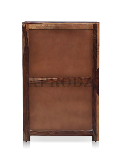Bookshelf | Sheesham Wood Durable & Stylish Wooden Storage Organizer | Shelves Bookcase Rustic Elegant for Home Office Living Room | Compact Design Furniture Organizer (Brown 4)