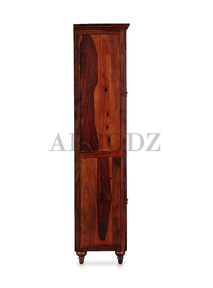 Bookshelf | Sheesham Wood Wooden Storage Organizer | Shelves Bookcase Rustic Durable, Stylish & Compact Design for Home, Office, Living Room | Furniture Organizer Elegant Finish (Honey 3)