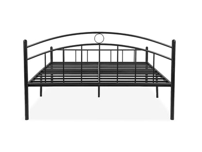 Iron Bed For Bedroom Metal Bed In Black Color, Painted