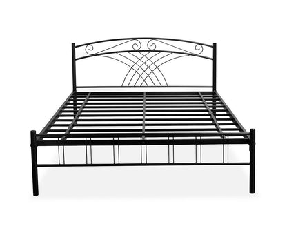 Iron Bed for Bedroom Metal Bed (Black Color)