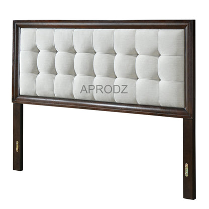 Modern King & Queen Size Storage Bed with Tufted Upholstered Headboard, 4 Drawers, Grey 