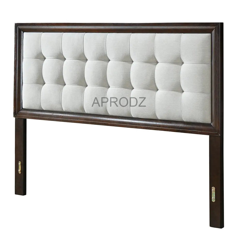 Modern Storage Bed with Tufted Grey Headboard – King & Queen Size Bed for Bedroom 